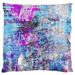 Graffiti Splatter Large Cushion Case (two Sided) 