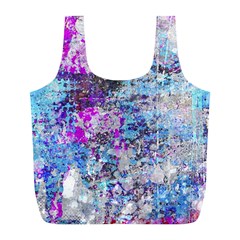 Graffiti Splatter Reusable Bag (l) by ArtistRoseanneJones