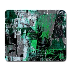 Green Urban Graffiti Large Mouse Pad (rectangle)