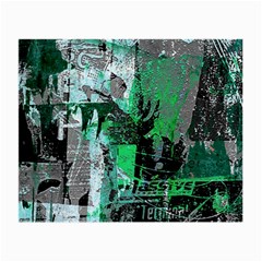 Green Urban Graffiti Glasses Cloth (small) by ArtistRoseanneJones