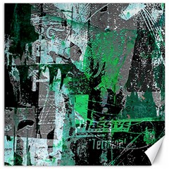 Green Urban Graffiti Canvas 20  X 20  (unframed)