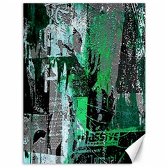 Green Urban Graffiti Canvas 36  X 48  (unframed)