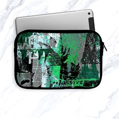 Green Urban Graffiti Apple Ipad Mini Zippered Sleeve