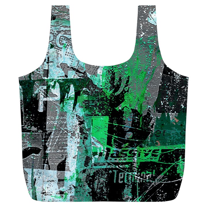 Green Urban Graffiti Reusable Bag (XL)