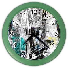 Urban Funk Wall Clock (color) by ArtistRoseanneJones