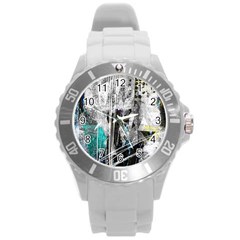 Urban Funk Plastic Sport Watch (large) by ArtistRoseanneJones