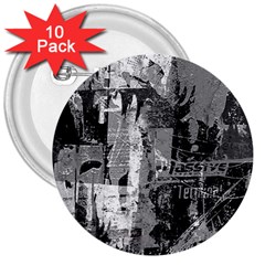 Urban Graffiti 3  Button (10 Pack)