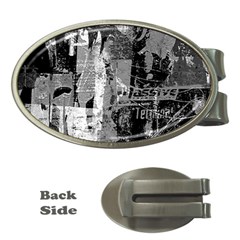 Urban Graffiti Money Clip (oval) by ArtistRoseanneJones