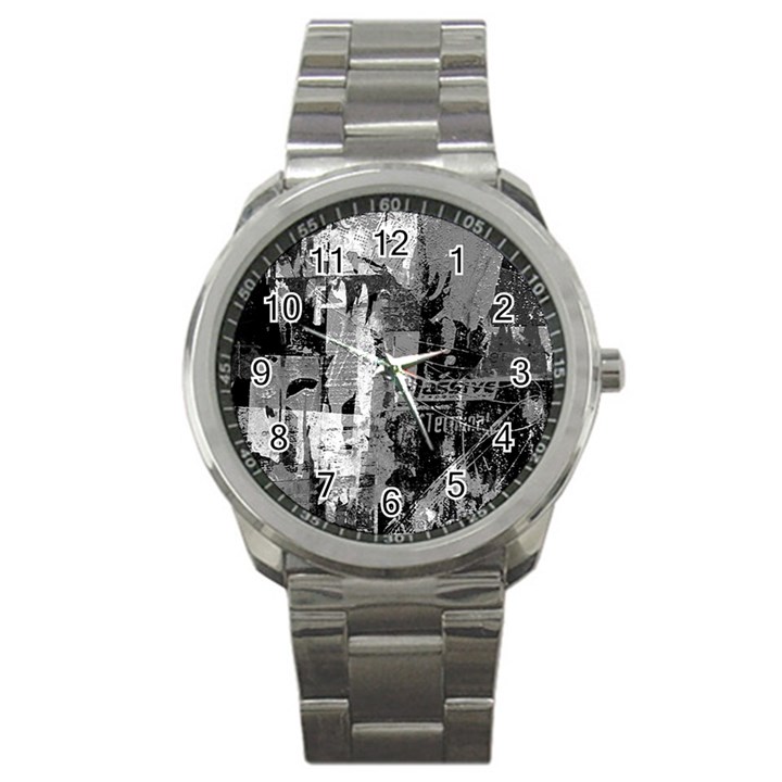 Urban Graffiti Sport Metal Watch