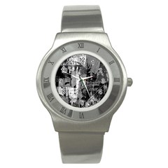 Urban Graffiti Stainless Steel Watch (slim)