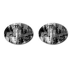 Urban Graffiti Cufflinks (oval)