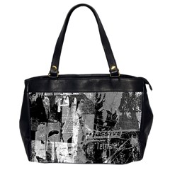 Urban Graffiti Oversize Office Handbag (two Sides)