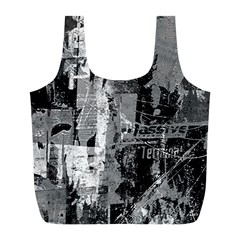 Urban Graffiti Reusable Bag (l) by ArtistRoseanneJones