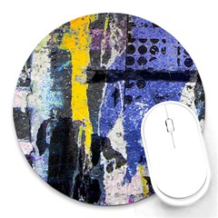 Urban Grunge 8  Mouse Pad (round)