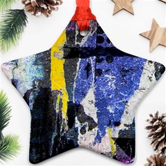 Urban Grunge Star Ornament by ArtistRoseanneJones