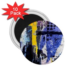 Urban Grunge 2 25  Button Magnet (10 Pack)