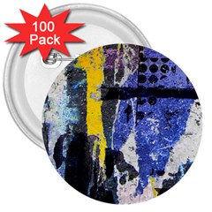 Urban Grunge 3  Button (100 Pack) by ArtistRoseanneJones