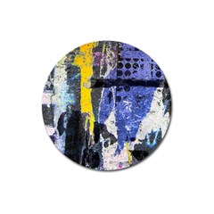 Urban Grunge Magnet 3  (round)