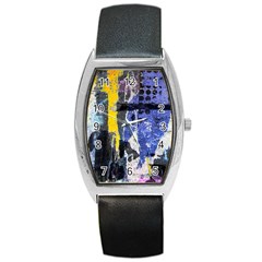 Urban Grunge Tonneau Leather Watch