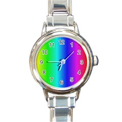 Crayon Box Round Italian Charm Watch by Artists4God