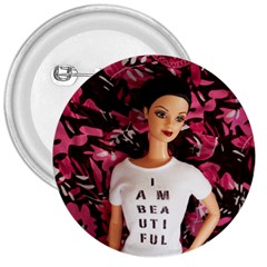 I Am Beautiful - Isabela 3  Button by tiffanygholar