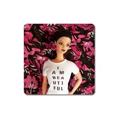 I Am Beautiful - Isabela Magnet (square) by tiffanygholar