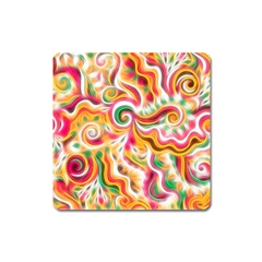 Sunshine Swirls Magnet (square) by KirstenStar