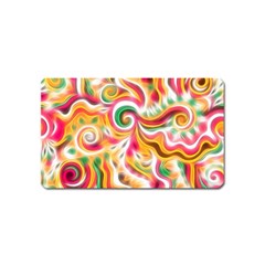 Sunshine Swirls Magnet (name Card) by KirstenStar