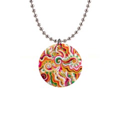 Sunshine Swirls Button Necklace by KirstenStar