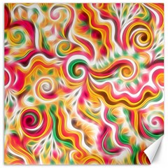 Sunshine Swirls Canvas 12  X 12  (unframed) by KirstenStar