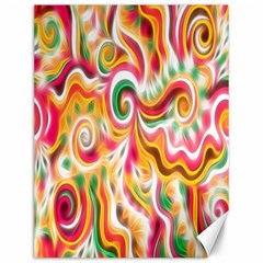 Sunshine Swirls Canvas 12  X 16  (unframed) by KirstenStar