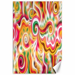 Sunshine Swirls Canvas 20  X 30  (unframed) by KirstenStar