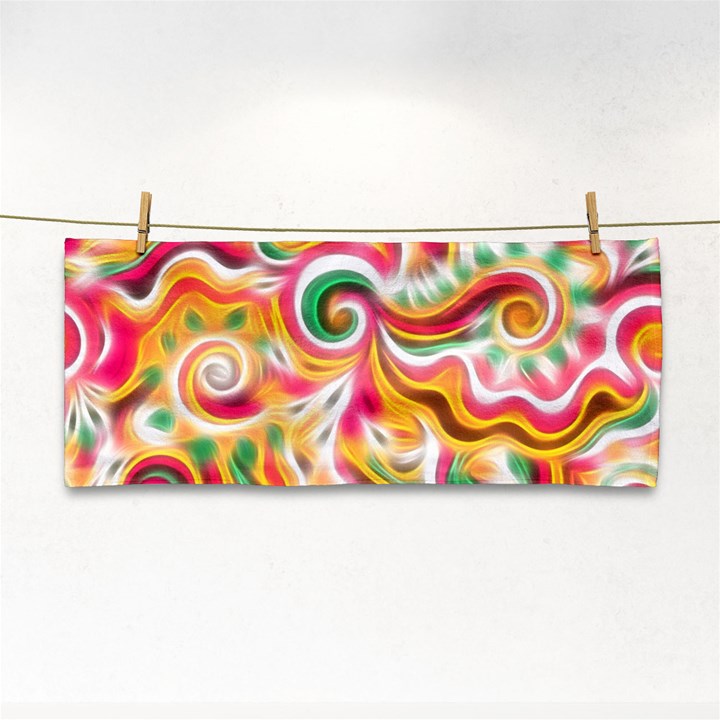 Sunshine Swirls Hand Towel