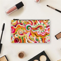 Sunshine Swirls Cosmetic Bag (small) by KirstenStar