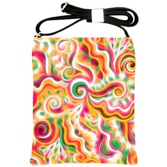 Sunshine Swirls Shoulder Sling Bag by KirstenStar