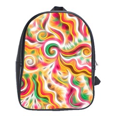 Sunshine Swirls School Bag (xl) by KirstenStar