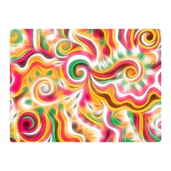 Sunshine Swirls Double Sided Flano Blanket (mini) by KirstenStar