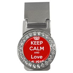 Keep Calm And Love Music 5739 Money Clip (CZ)