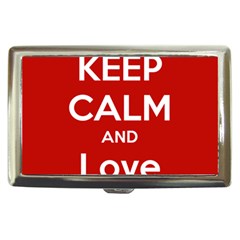 Keep Calm And Love Music 5739 Cigarette Money Case