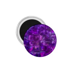 Purple Squares 1.75  Button Magnet