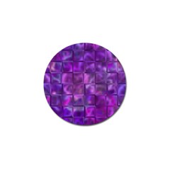 Purple Squares Golf Ball Marker