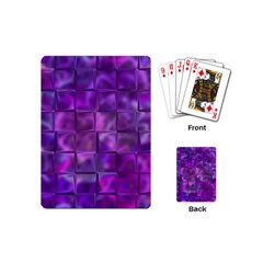 Purple Squares Playing Cards (Mini)