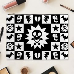 Goth Punk Skull Checkers Cosmetic Bag (xl) by ArtistRoseanneJones