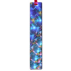 Blue Sunrise Fractal Large Book Mark by KirstenStar