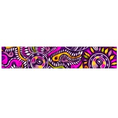 Purple Tribal Abstract Fish Flano Scarf (large) by KirstenStar