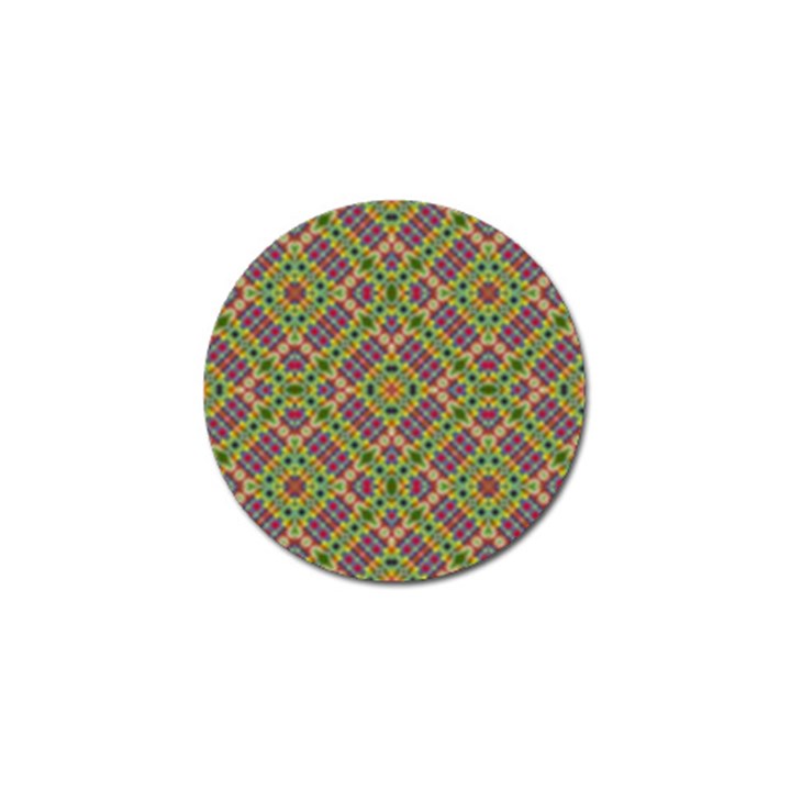 Multicolor Geometric Ethnic Seamless Pattern Golf Ball Marker 4 Pack