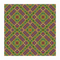 Multicolor Geometric Ethnic Seamless Pattern Glasses Cloth (medium) by dflcprints