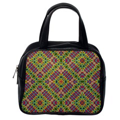 Multicolor Geometric Ethnic Seamless Pattern Classic Handbag (one Side) by dflcprints