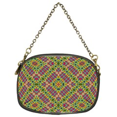 Multicolor Geometric Ethnic Seamless Pattern Chain Purse (one Side) by dflcprints