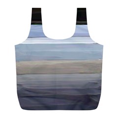 Painted Pompey Beach Reusable Bag (l) by DeneWestUK